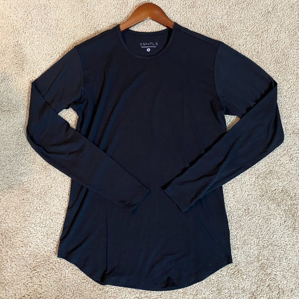 ESNTLS Tencel Long Sleeve BLACK (Small)